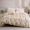 LONAVA King Size 3 Pieces Printed Duvet Cover Set, (Warm