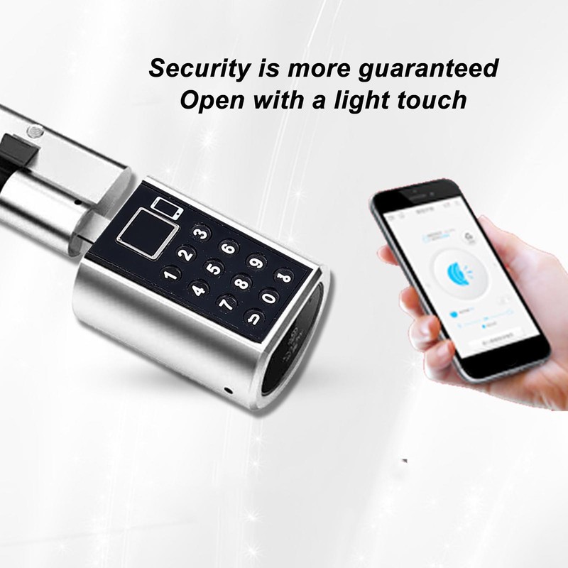 Fingerprint Lock Bluetooth Reliable Safe Rugged for Tuya Smart Password