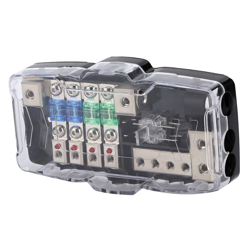 Fuse Box Car Audio Stereo MultiFunctional 4 Way Distribution Holder
