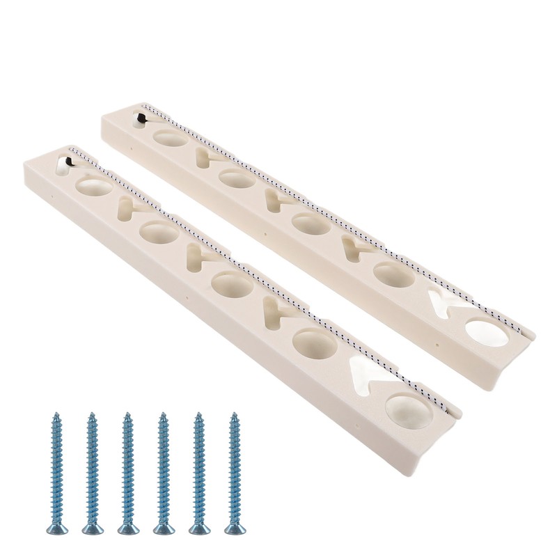 Fishing Rod Holder Wall Mounted Strong Durable ABS 10 Rods