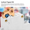 Lockout Tagout Lock, Aluminium Alloy Microelectric Lockout Padlock, Lockout Tagout