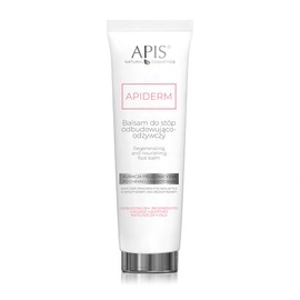 APIS APIDERM Aufbauender Balsam für die Füsse mit Extrakt aus Tarabaum, Hafer, Leinen, Aloe, mit Vitamin A und E, D-Panthenol und Allantoin | Linderung und Regeneration | 100 ml