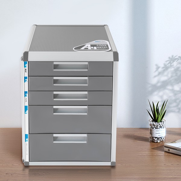File Cabinet Lateral Storage Office Storage 5 Drawer Filing Cabinet