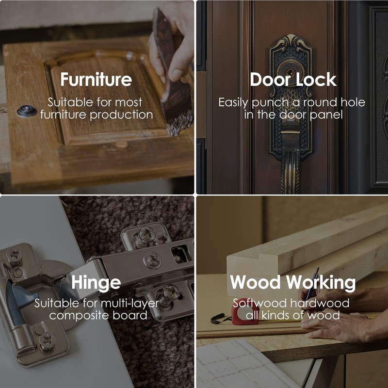 BAIDETS Forstner Drill Bit 25 mm - Forstner Drill Bit