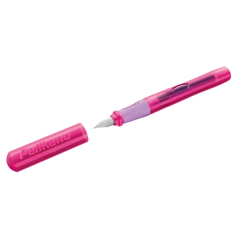 Pelikan Pelikano Junior 824828 Fountain Pen for Right-Handed Users, Pink,