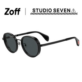 [ゾフ] STUDIO SEVEN （スタジオセブン）ボストン型 サングラス(ブラック・ZO252G01_14E1) | プラスチック×メタル｜紫外線防止 UVカット｜メンズ レディース ユニセックス【【52□21-145】