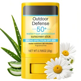 SPF 50+ Zinc Sunscreen Stick - Invisible Korean Sunscreen For Face & Body, Portable Sun Cream Spf 50, Touch‑Free & Lightweight - Uv Defence, Moisturising Hydration, No Mess, Re‑Application On The Go