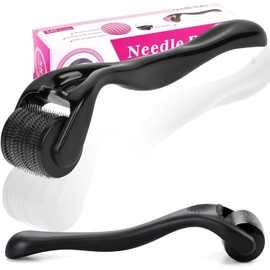 Rodillo Facial, 0.25mm/0.5mm/1mm Rodillo para Barba, Rodillo para Estimular el Crecimiento del Cabello, Adecuado para Masajes Facialesy Capilares, Facial Cuidado Facial，2mm