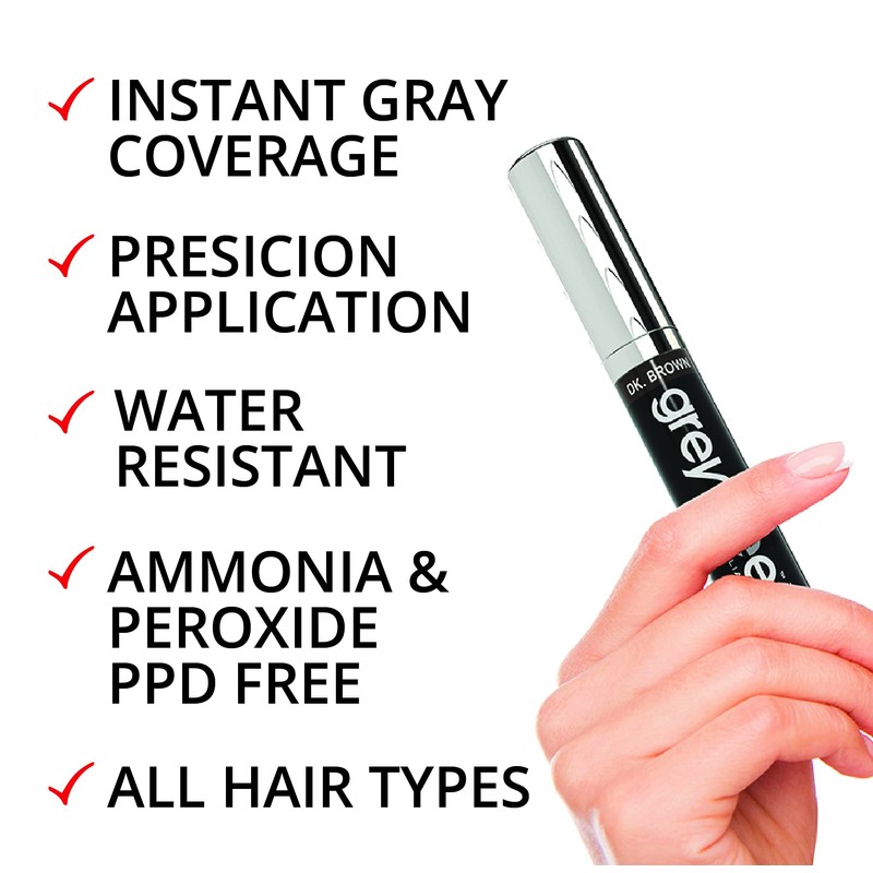 Root touch up, temporary hair color to cover gray hairlines,