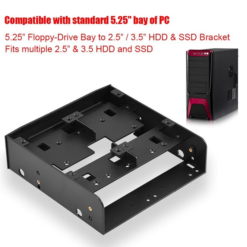 Richer-R Hard Drive Mounting Frame Set, 5.25 Inch to 2.5/3.5