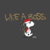 CafePress Peanuts Snoopy Like A Boss Square Sticker 3 X