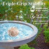 Fashtour Copper Bird Bath Disks (2-Pack), 4.2" Large Surface, 20%