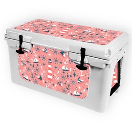 MightySkins (Cooler Not Included) Skin Compatible with RTIC 45 Cooler (2017 Model) - Nautical Dream | Protective, Durable, and Unique Vinyl Decal wrap Cover | Easy to Apply | Made in The USA
