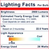 Explux 300 Watt Equivalent PAR38 LED Flood Light Bulbs, Ultra