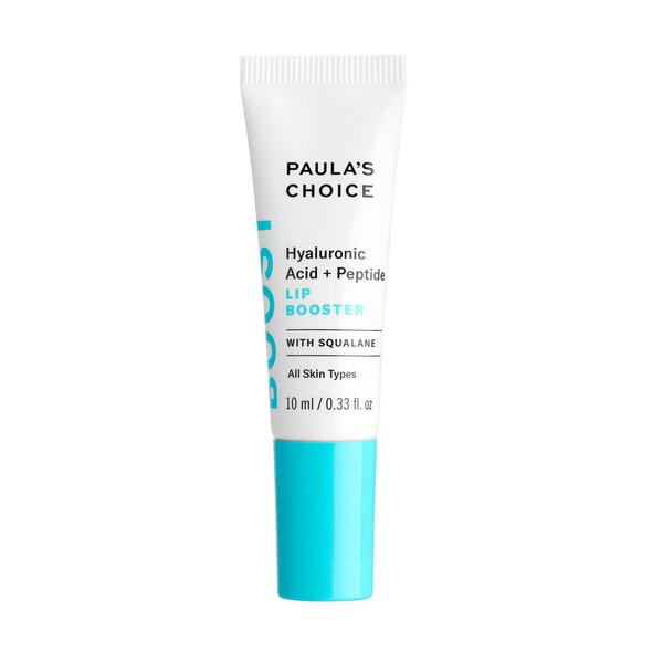Paula's Choice BOOST Hyaluronic Acid + Peptide Lip Booster, Hydrating Treatment for Lip Volume, Loss of Firmness & Fine Lines, with Squalane, Fragrance-free & Paraben-free.33 Fluid Ounces