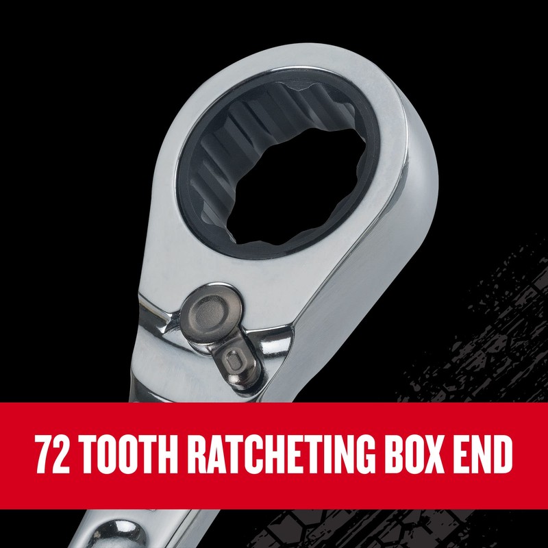 CRAFTSMAN V-SERIES Combination Ratchet Wrench Set, MM, 8 Piece (CMMT87375V)