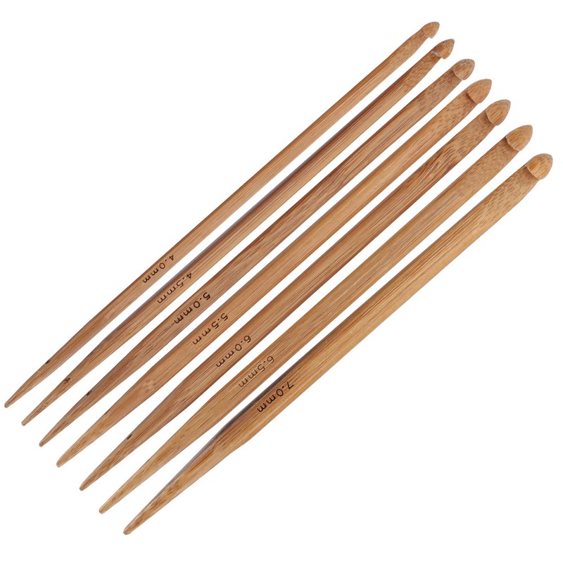 Crochet Set Sweater Needle Plastic Handle Fine Lace Knitting Carbonized