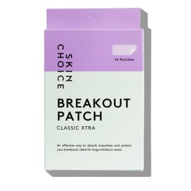 Large Spot Patches by SKINCHOICE - Breakout Pimple Patches (Pack of 10), Hydrocolloid Patches, Acne Patch for Face, Body, Forehead, Chin, Mighty Dots for Spot Stickers, Vegan, Cruelty-Free