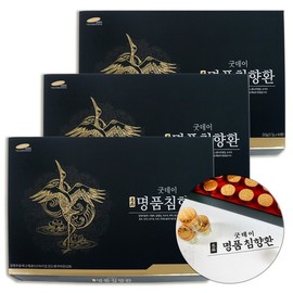 Geongangbogam Agarwood, Polygonum multiflorum, Peony, Cnidium officinale, Schisandra chinensis, Angelica gigas, Deer antler pills, 180 tablets / 건강보감 침향 비수리 작약 천궁 오미자 당귀 녹각 환 180정