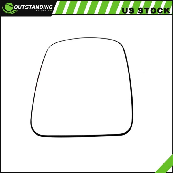 Outstanding-Carparts Flat Mirror Glass W/ Adhesive Pads Left Side LH
