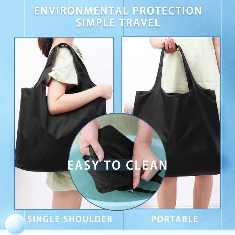 Modixun 4 Pack Ultra Large Foldable Shopping Bags Reusable Sturdy