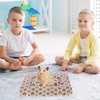 Guangyu Pack of 3 Small Animal Plush Bed, Fluffy Fleece,
