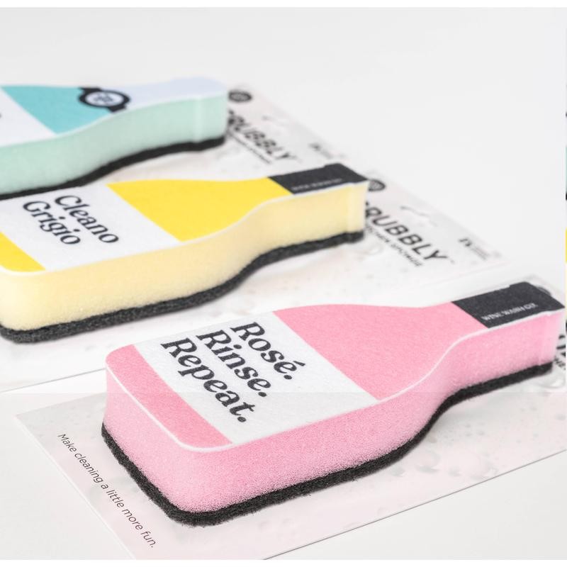 Scrubbly™ Kitchen Sponge - COLOR: ROSE RINSE REPEAT