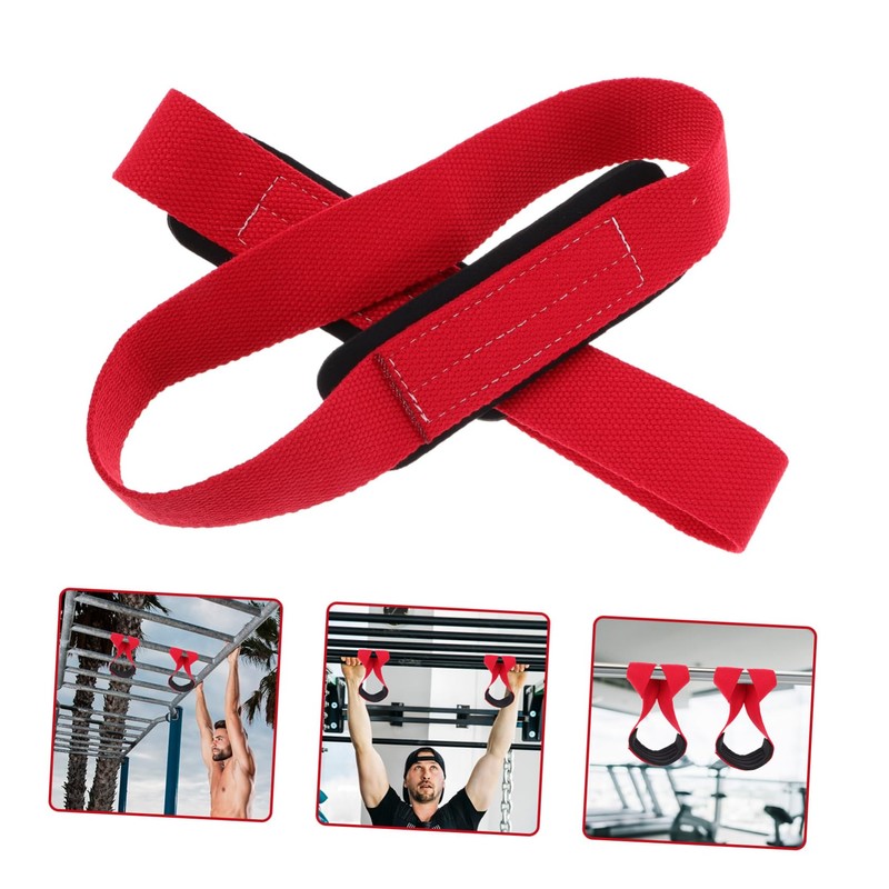 Outanaya 2pcs Padded Pull up Straps for Weightlifting Heavy Duty