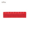 HARFINGTON 6pcs Plastic Hex Shank Screwdriver Bit Holder Organizer 9