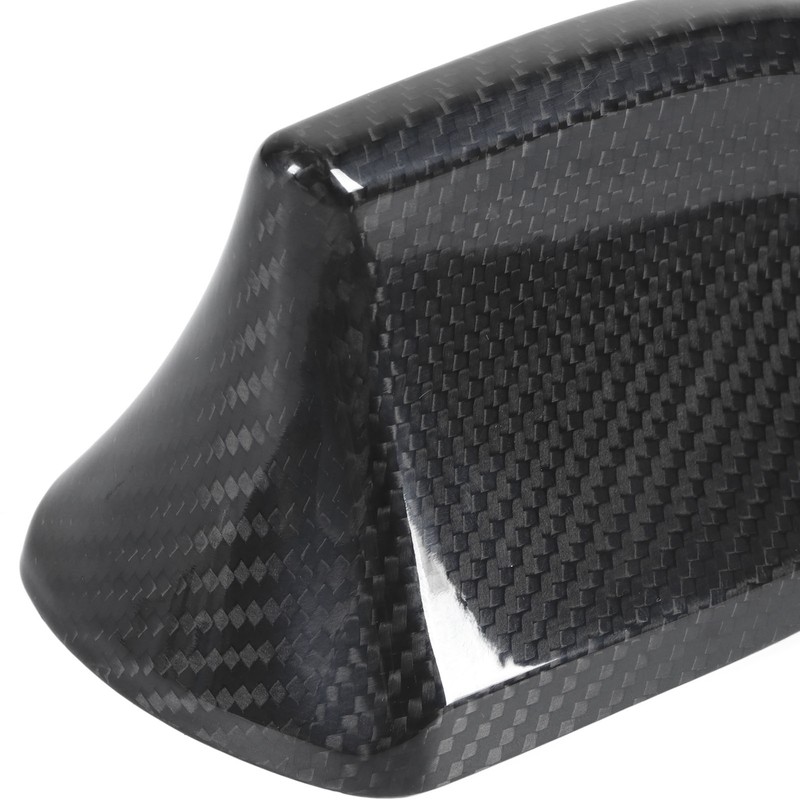 Shark Fin Antenna Cover Black Self Adhesive Carbon Fiber Decoration