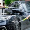 HOSUN Fireman Hose Nozzle for Garden Hose, Adjustable Brass Sprayer,