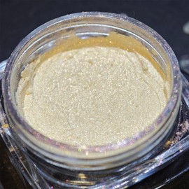 DGXWLLW White Pearl Chrome Nail Powder, Aurora Pearlescent Chrome Effect Holographic Dip Nail Powder rainbow pearl gradient Effect Jewelry Glitter Chrome Powder for Resin Craft & Nails Art Decoration