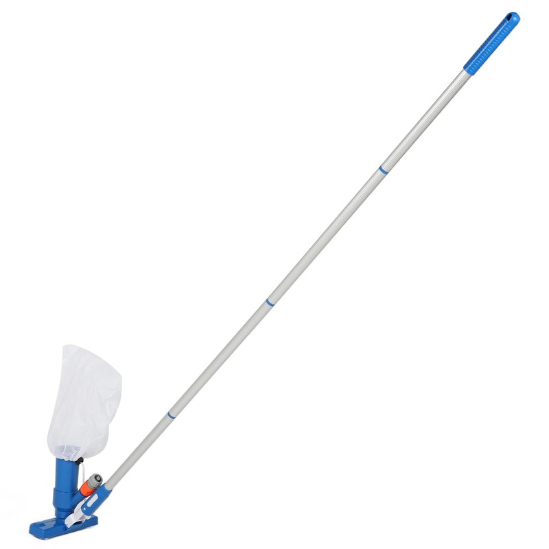 Portable Pool Vacuum Jet with 4 Section Poles Underwater Cleaner