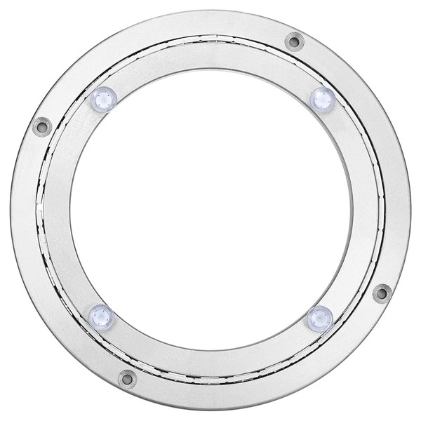 sourcing map Aluminum Lazy Susan 8 Inch Muffler Turntable Ring