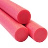 Chochkees Red Pool Noodles 52" x 2.5" Inch (3-Pack) Swimming