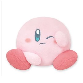 Kirby Felt-Like Wool Super BIG Plush Stuffed Toy, Approx. 15.7 inches (40 cm)