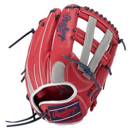 Rawlings Baseball Glove Softball Ladies Only WOMEN Soft HOH DP COLORS GS5HDS65 Scarlet/Grey [All Round (First Third)] Size 11.75 *Right Throw (Left Handed)
