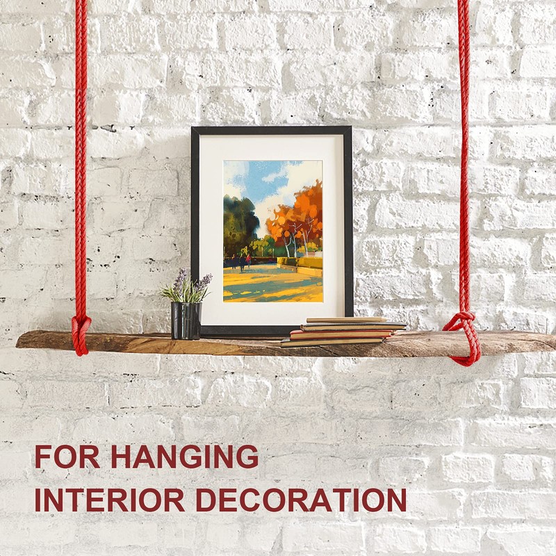 Soft Cotton Rope, 3 Pcs Red Cotton Rope & 1