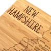 Totally Bamboo New Hampshire State Puzzle 4 Piece Bamboo Coaster