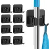 DOMAXCAI 8 Pack Broom Holder Wall Mount, Upgraded Broom Holder,
