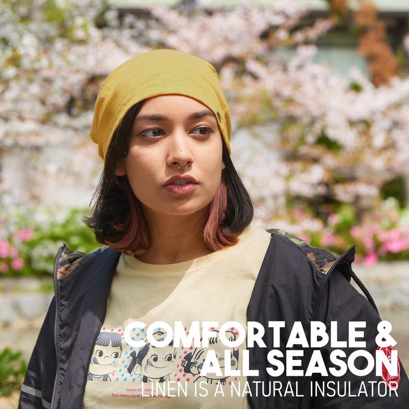 CHARM Linen Beanie Summer Hat – Women's Made of Japan