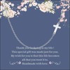 BUBGDYFO 14k Small and Dainty Gold Cross Necklaces for Women，Elegant