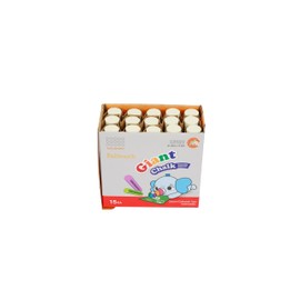 Hagoromo Fulltouch Giant Chalk 1Box, Non-Toxic, Dustless [15pcs/White]