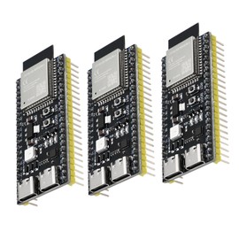 ESP32-S3 DevKitC-1 N16R8 Module, QIQIAZI ESP32 S3 WROOM-1-N16R8 Development Board with WiFi, Bluetooth 5.0, ESP32 USB C, Compatible with Arduino (3 Pieces)