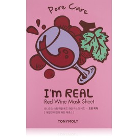 TONYMOLY TONYMOLY I'm Real Red Wine Sheet Mask, Easter Basket Stuffers, Hydrating & Moisturizing Skincare, Korean Skin Care Face Mask