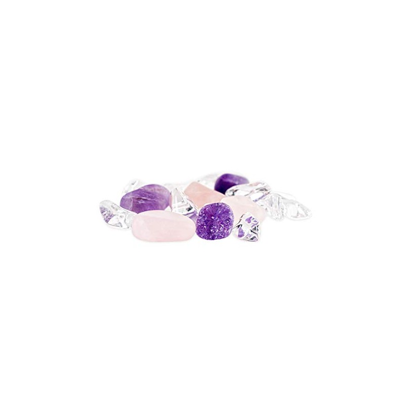 VitaJuwel ViA Wellness gempod gemstone only (rose quartz amethyst rock