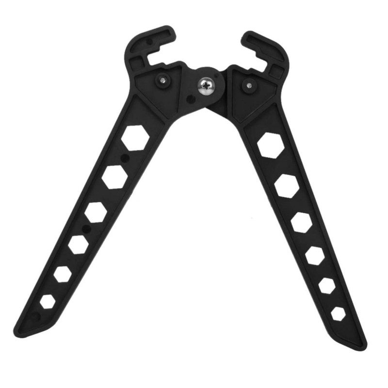 VILLFUL Bow Stand Archery Scissors Arrow Kick Holder Abs 36cm