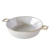 HINATA WH T-932155 Hinata Round Handle Au Gratin Dish