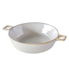 HINATA WH T-932155 Hinata Round Handle Au Gratin Dish