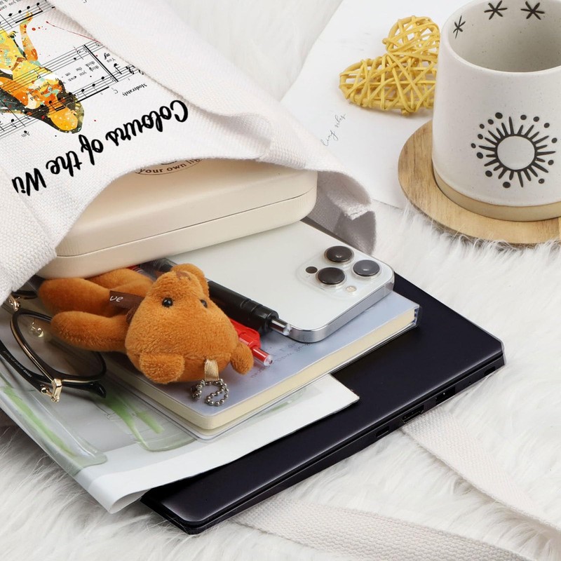 LEVLO Princess Pocahonta Tote Bag Pocahonta Fans Gift Colours Of